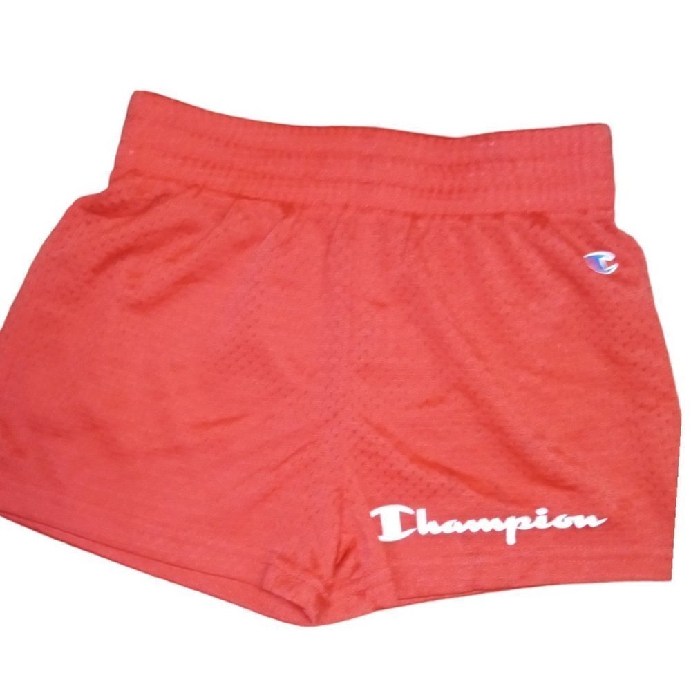 Little Girls Active Running Shorts authentic athletic wear size 5t red  champ